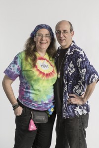 Andy and Kristin of Looney Labs Promo Shoot